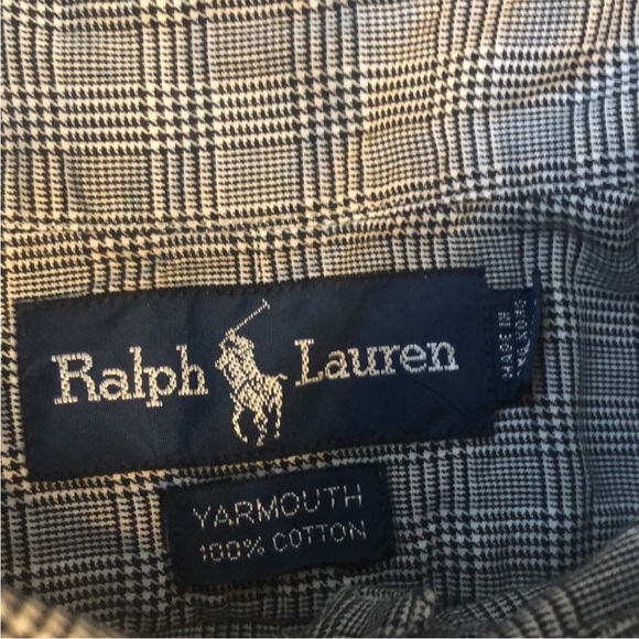 Ralph Lauren button down long sleeve size 16 1/2 - Picture 6 of 7